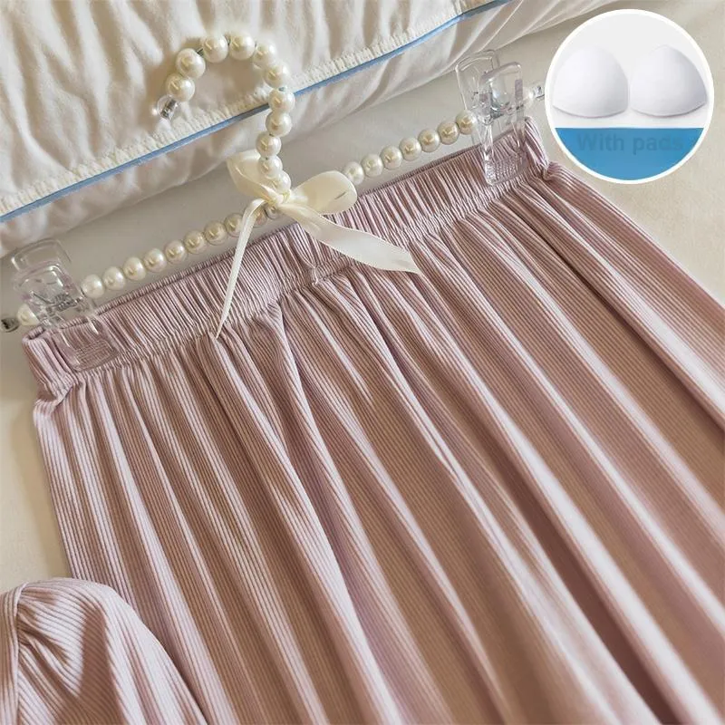 Sleeping Beauty Pajama Set Women's Light Purple-4