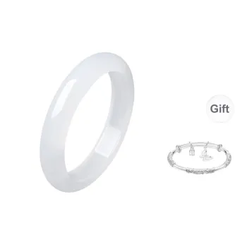 LIANDUO Glass Cat Eye Bangles Women's