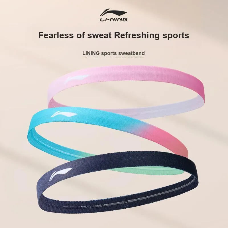 LiNing Sweatbands Elastic Basketball, Running, Fitness, Yoga Unisex-8