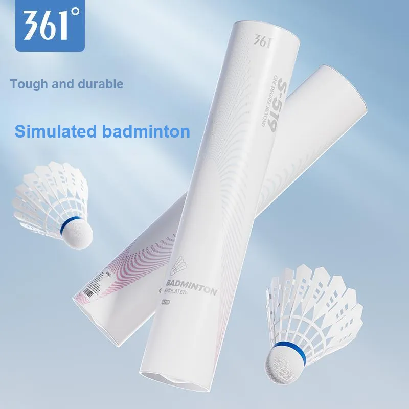 361° Nylon Shuttlecock 12 Pack Nylon Shuttlecocks-1
