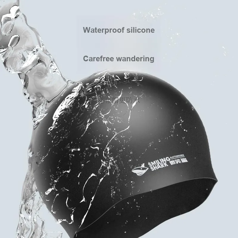 SMILING SHARK Swimming Caps-10