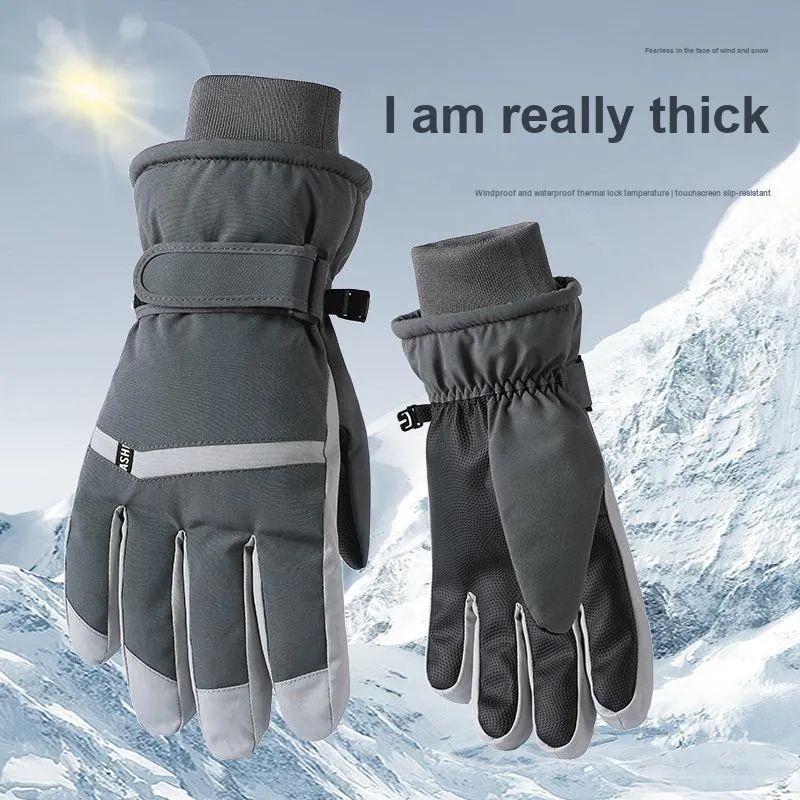 TANLU Ski Gloves Insulated For Cold Weather Outdoor Gloves Unisex-4