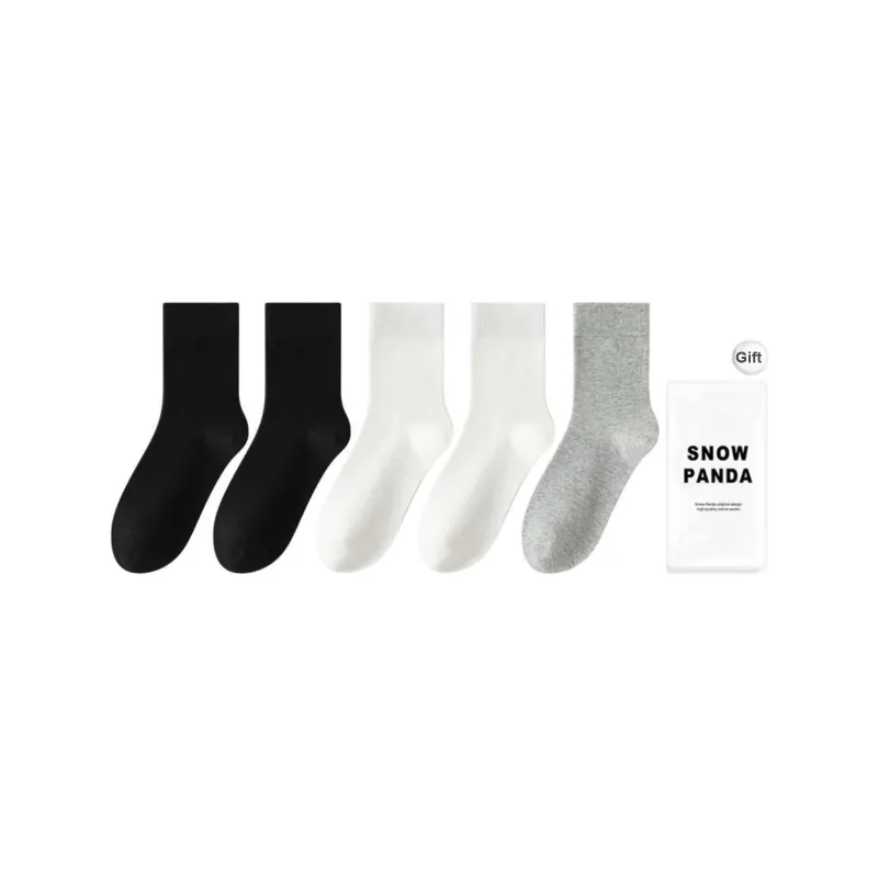 XXLLG Mid Calf Socks Men's Shopping Bag 5 Pack-8