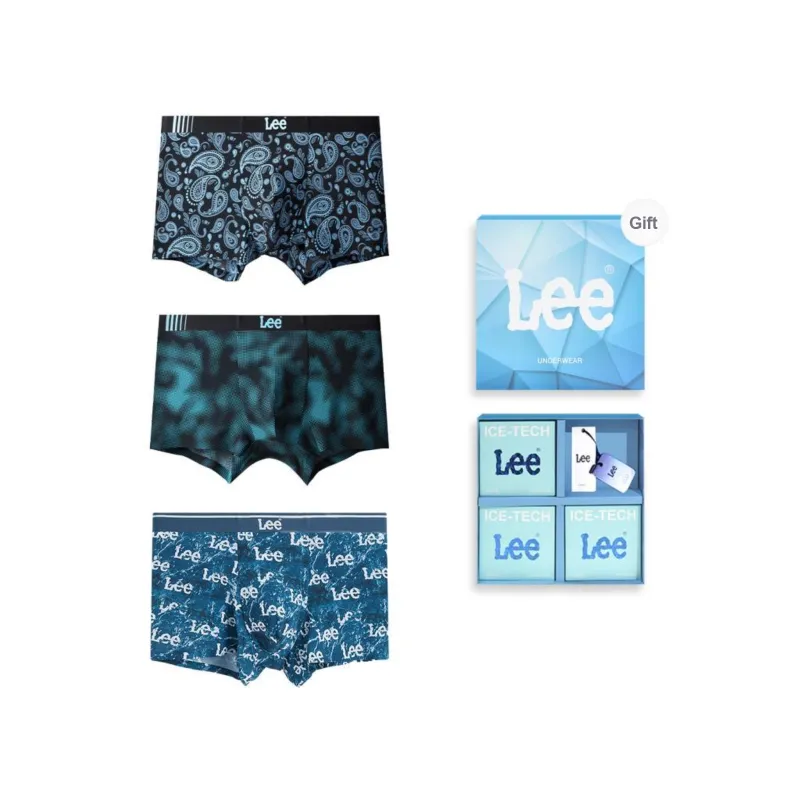 Lee Lee SS23 Ice Series Underwear Gift Boxes Men's 3 Pack-15
