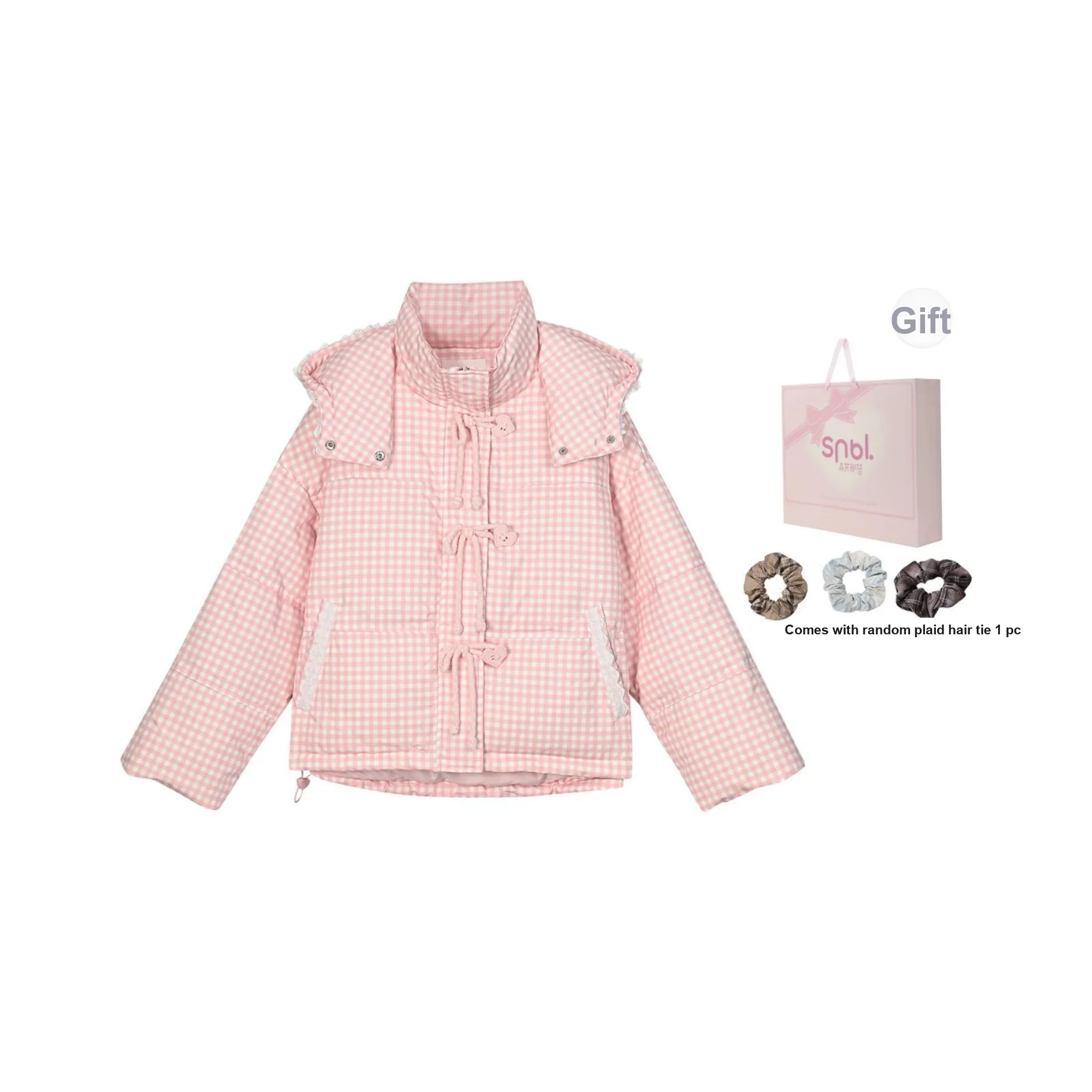 Snbl Розовые Женские Пуховики