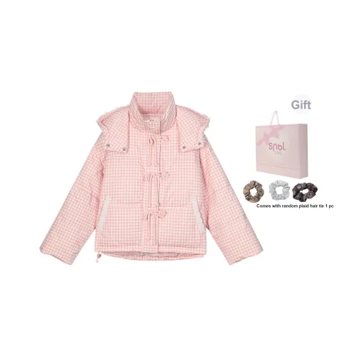 Snbl Розовые Женские Пуховики