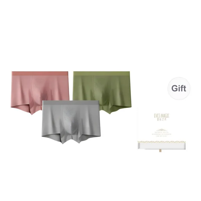 XIA.WA.ZHI.XIU Underpants Men's Box 3 Pack-5