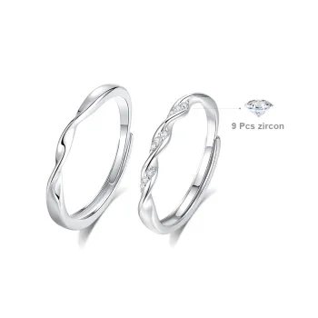 Crafts Women's Sterling Silver Adjustable Opening Unisex