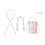 1.2 Pearl Silver Plate Buckle 120cm+Handheld Pearl Infinity Clasp Silver 32cm