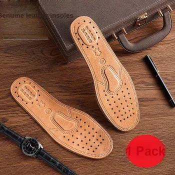 BEAR UNION Genuine Leather Insoles Unisex