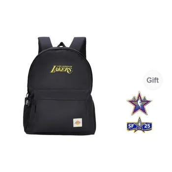 NBA Los Angeles Lakers Polyester Backpack Unisex Black