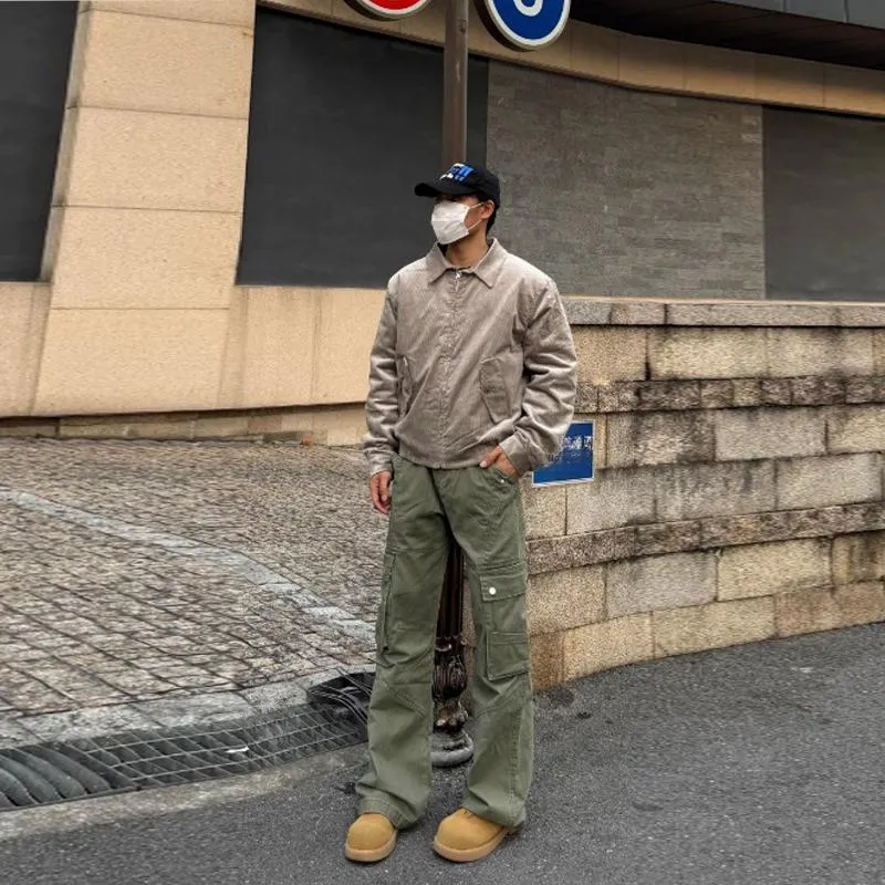 PAINT STAIN Trendy Versatile Cargo Pants Unisex-11