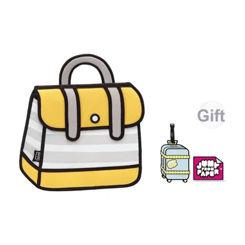 JumpFromPaper Полиэстер Сумка Средняя Унисекс Желтая