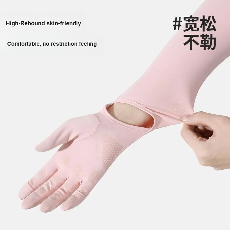 NANJIREN Lightweight Sun Protection Sleeves Women's-9