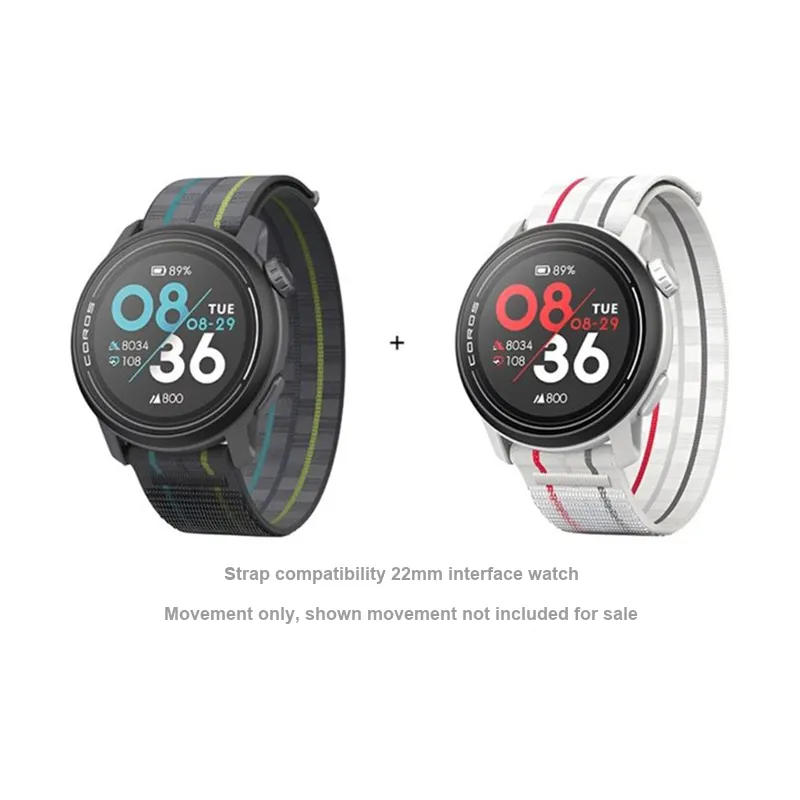 IBOANN COROS Compatibility Watch Band 22mm Nylon Material-6