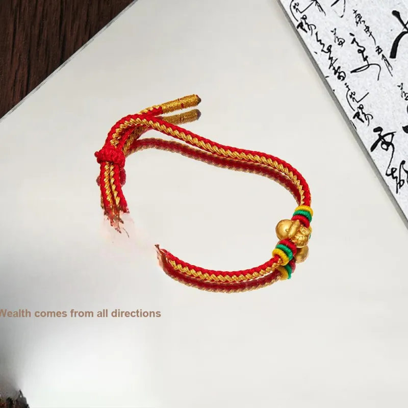 ENFANTIN Braided Rope Alloy Rope Bracelets Unisex-2