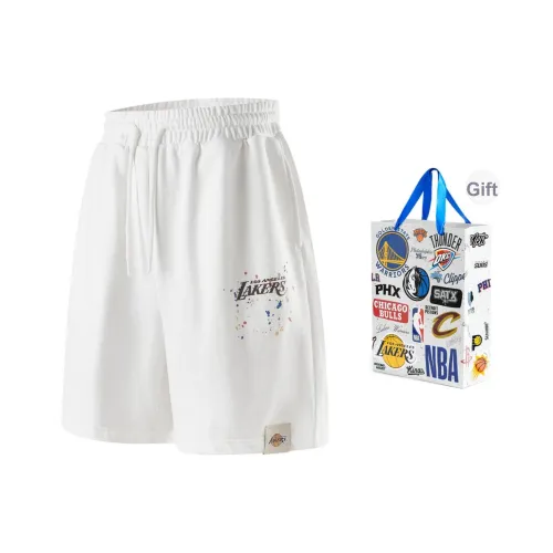 NBA Los Angeles Lakers Команда Culture Collection Повседневные шорты Унисекс Белый