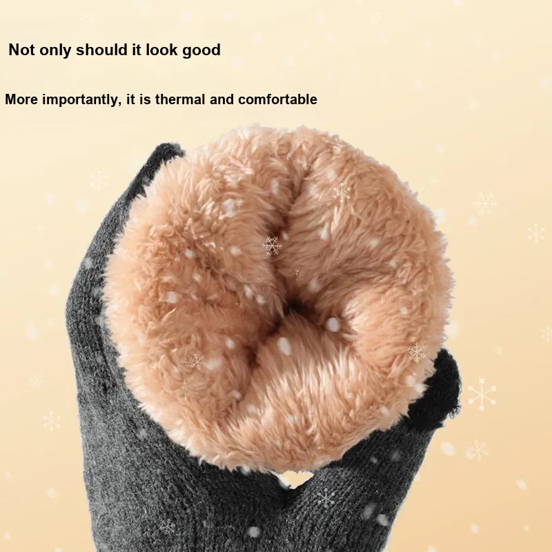 YUZHAOLIN Polyamide Knit Gloves Men's-5
