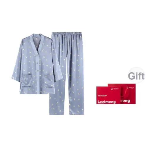 LEZIMENG Мужские пижамные комплекты
