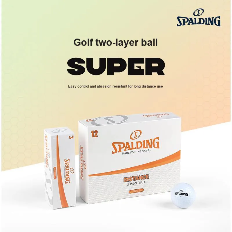 SPALDING Competition Balls Golf Ball Synthetic Rubber Unisex-3