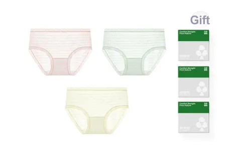 YOUKESHU Женское нижнее белье коробка 3 упаковки