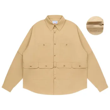 FEAROM Shirts Unisex Khaki