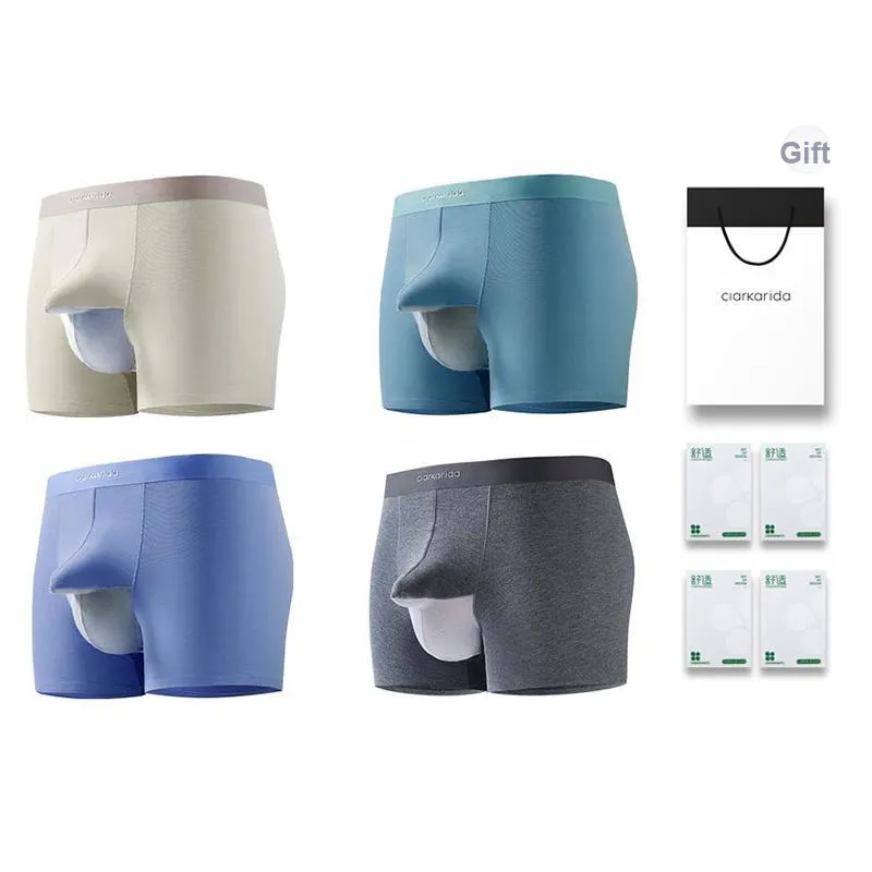 Clarkarida Underpants Men's 4 Pack Gift Box Set-3
