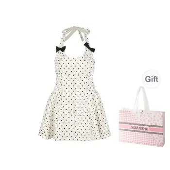 XUANSHU Slip Dresses Women's White