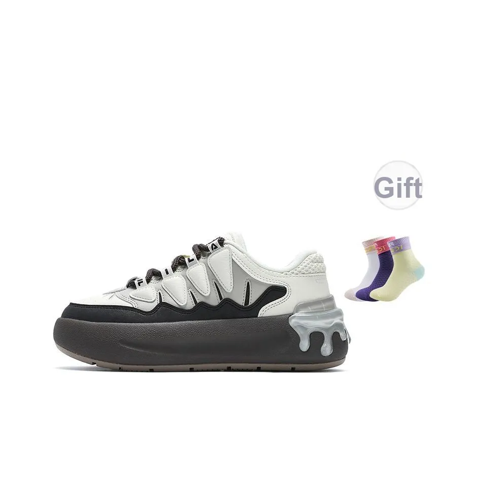 FILA CARROT 2 Skateboard Shoes Women's Low Top Early Snow/Black