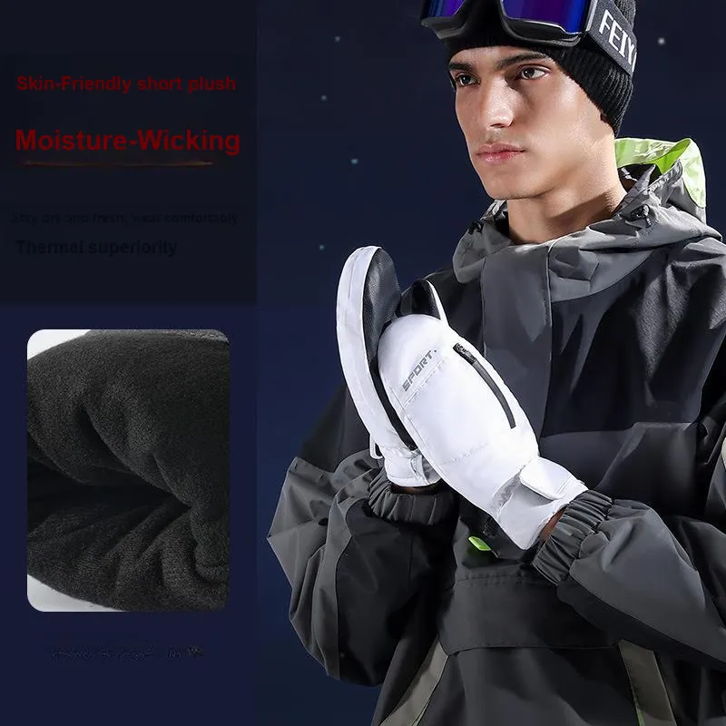 TANLU Ski Gloves Outdoor Mittens Unisex-2