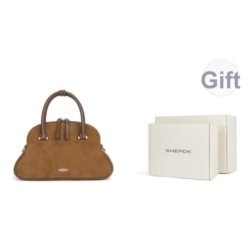 SHEPOK Сумка через плечо из коровьей кожи женская хаки