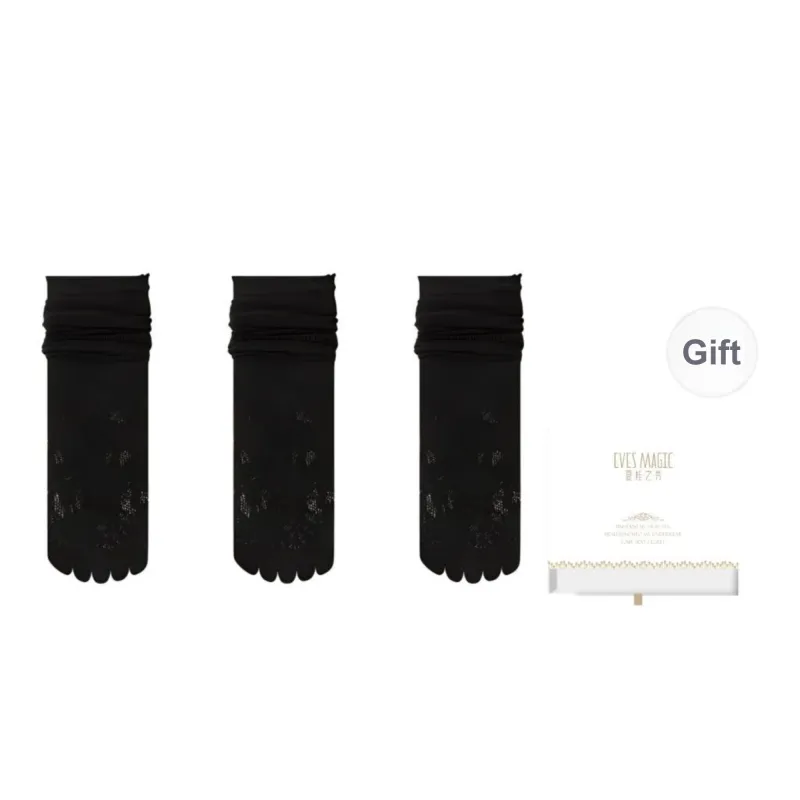 XIA.WA.ZHI.XIU Mid Calf Socks Women's Box 3 Pack-21