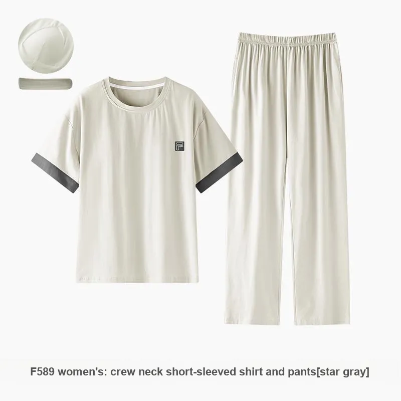 ZAO FU NIAO Pajama Set Women's Star Gray-1