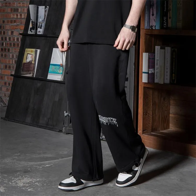ED HARDY X Casual Pants Unisex Black-4