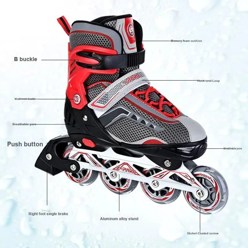L pard Inline Skates Roller Skating Unisex-5