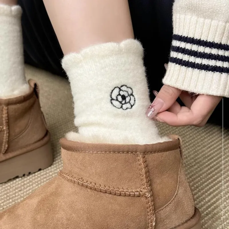 MADALLO Knee-High Socks Women's 4 Pack Chanel-Inspired-4