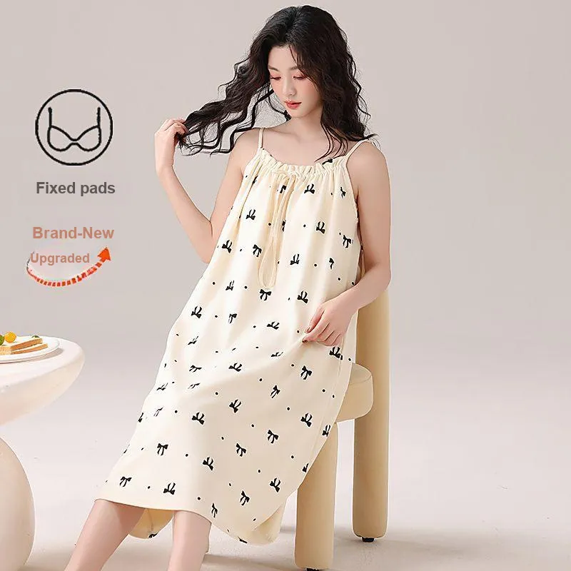DanceBees Nightgown Women's Apricot-4