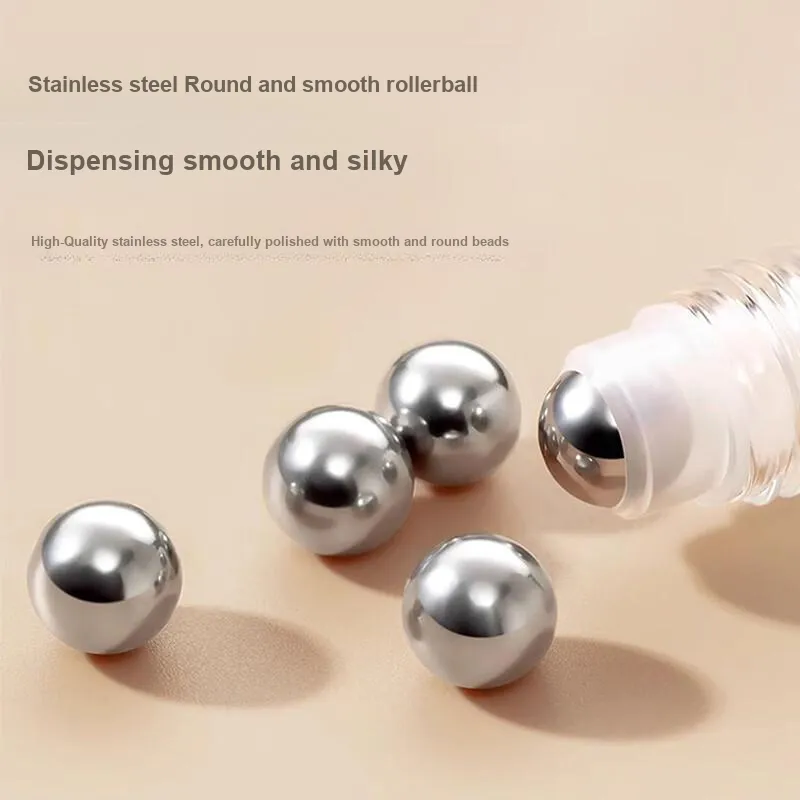 JIANYINGSHU Roll on Perfume Bottle Glass Essential Oil Sample Travel Portable Small Glass Bottles 10ml 2 Pieces Minimum-11