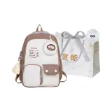 Khaki+Pendant+Shopping Bag