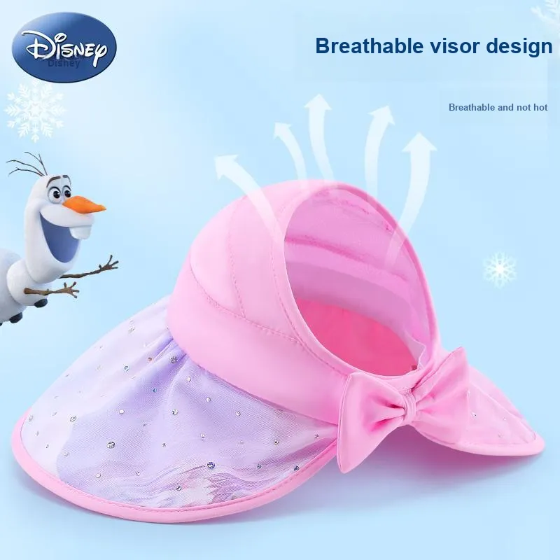 Disney Frozen Series Cotton Hats & Caps Kids' Pink-3