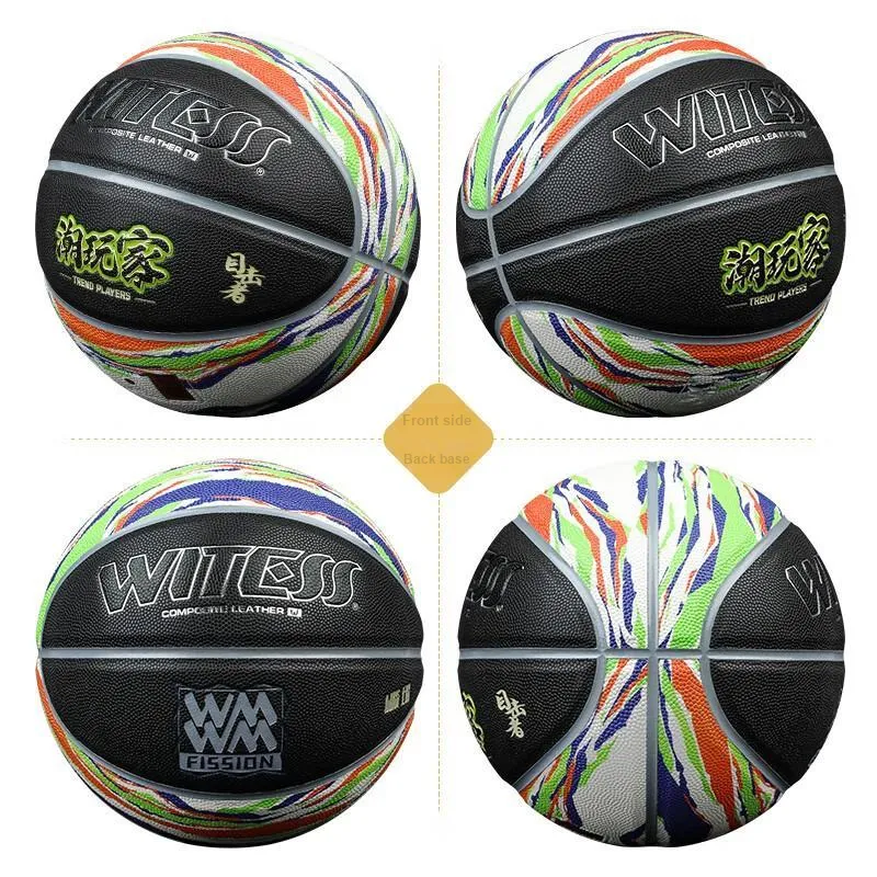 WITESS Microfiber Leather Basketball Size 7 Training Unisex-4