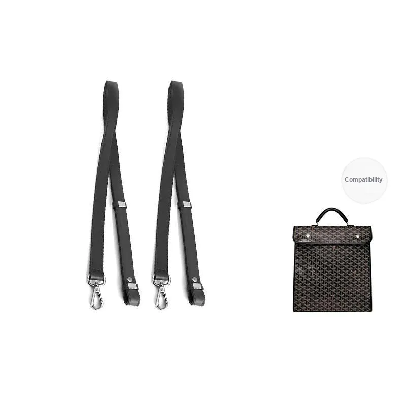 Jingxi Canvas Adjustable Nylon Webbing Dogtooth Strap Pack Shoulder Strap Women's Black/Brown-3