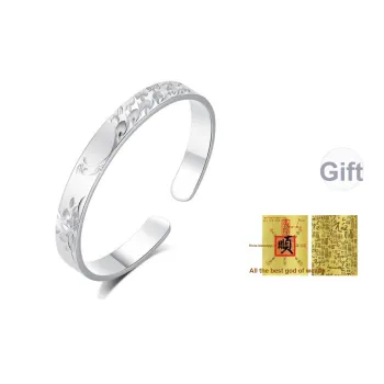 Bear Silversmith 999 Fine Silver Sterling Silver Bangle Women's