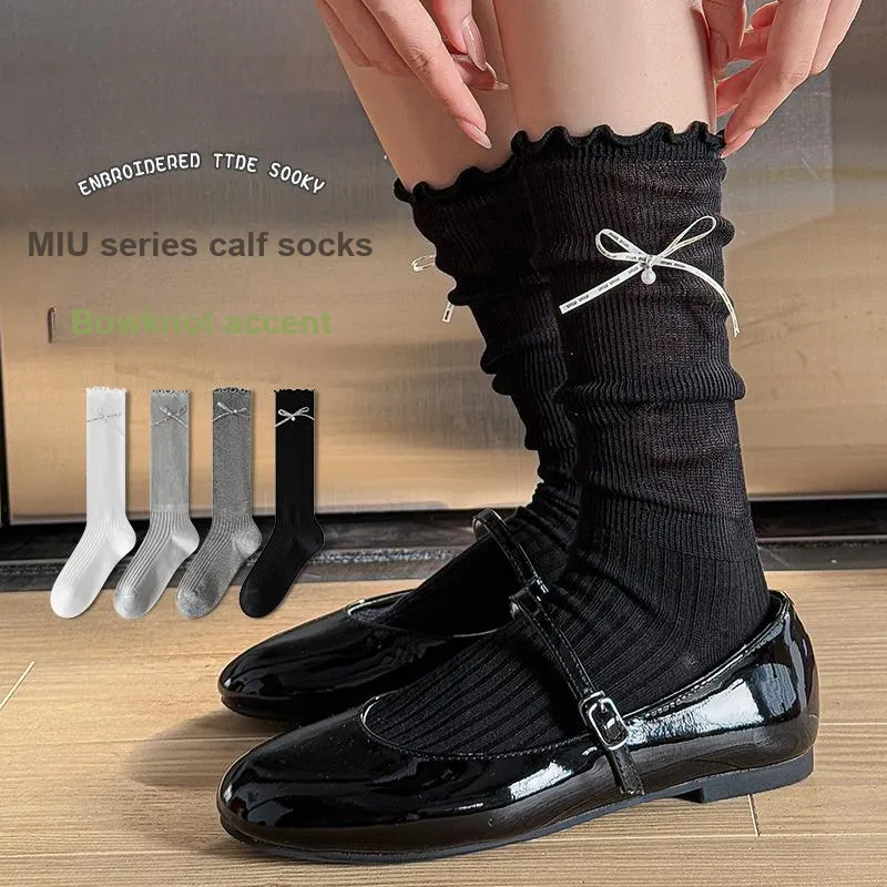 Top Melon Knee High Socks Women's Combo Set-10