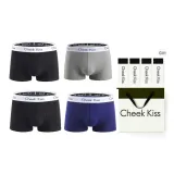 Blue+Gray+Black+Black[100% cotton Box 4 Pack]