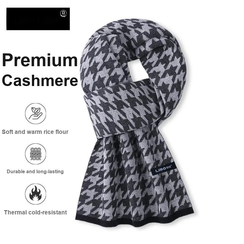 LIBO Cotton Knit Scarves Unisex-1