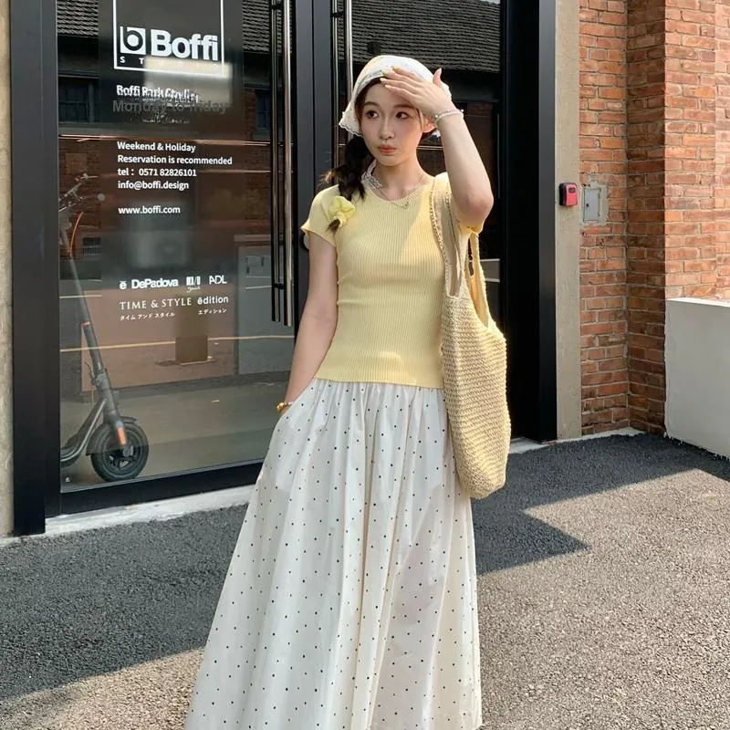 YGPRW Two Piece Skirt Sets Women's-5