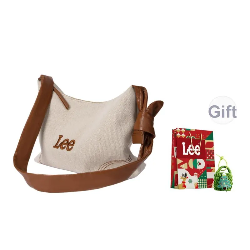 Lee Fabric+Artificial Leather Crossbody Bag, Shoulder Bag, Messenger Bag Tubas Women's Coix Seed-0