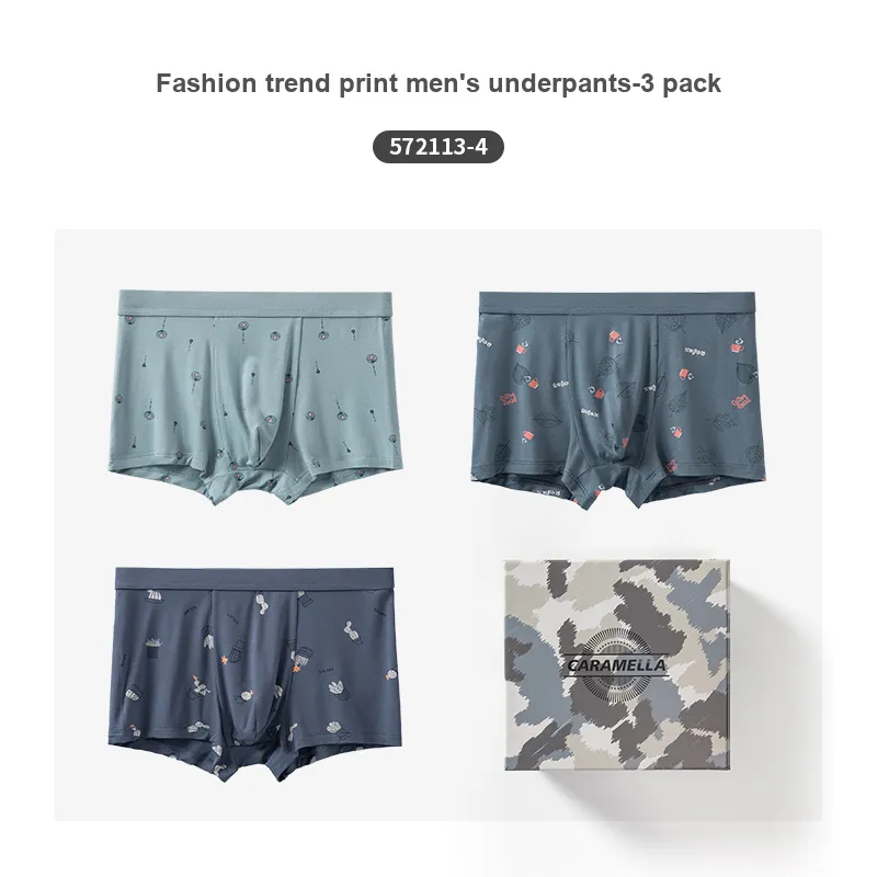 Caramella Boxer Shorts Men's 3 Pack-11