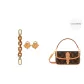 [Acrylic Two-Piece Set]Brown Acrylic Extender Chain 15cm+Abrasion-Resistant Buckle